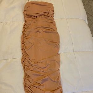 Oh Polly ruched maxi dress